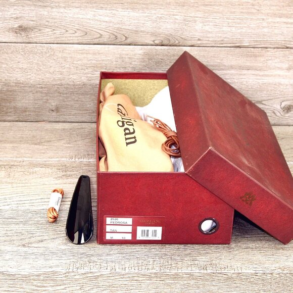$425 Nordstrom MEZLAN Pedrosa 10 M Derby Tan * add $15 new Trees main image 5